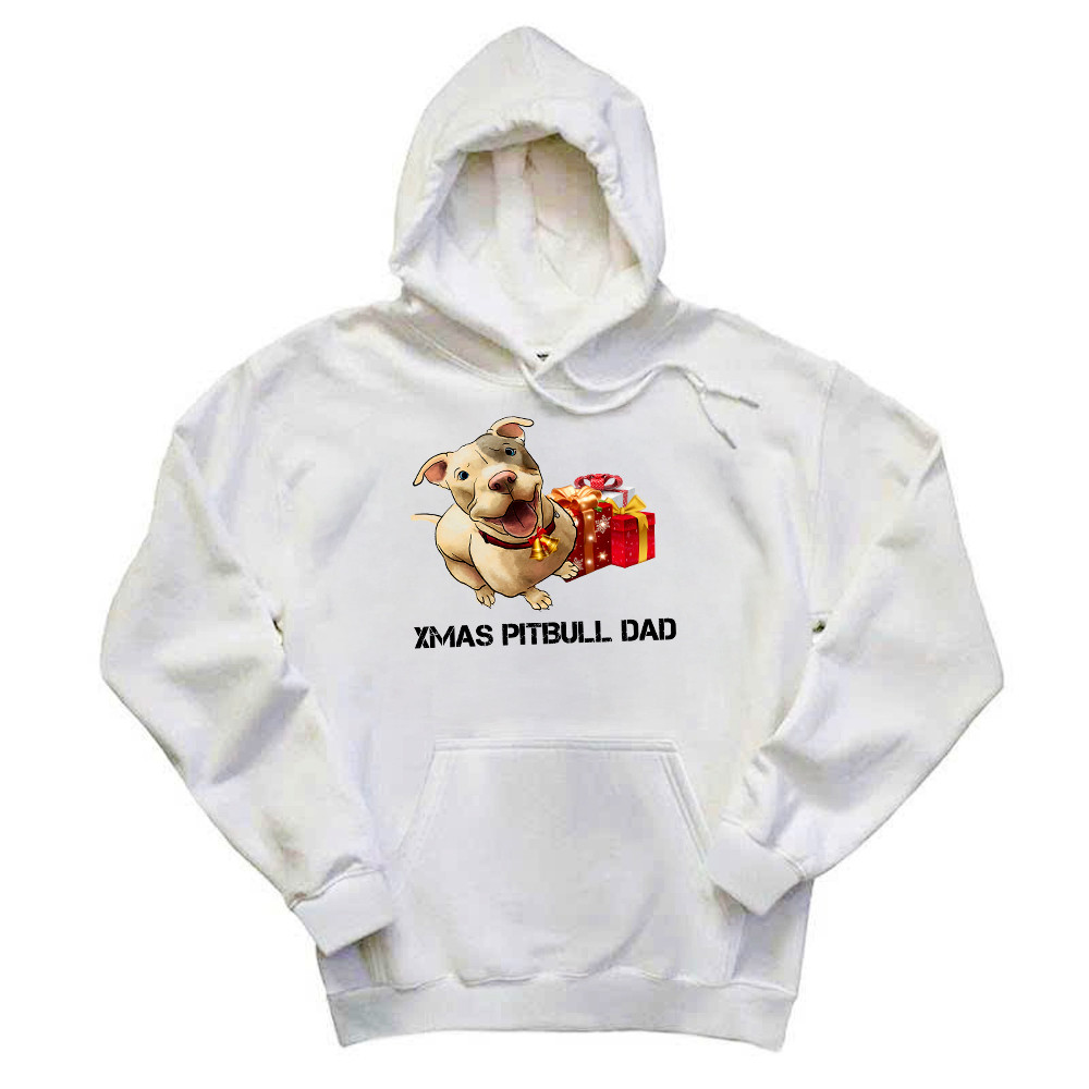 Xmas Pitbull Dad Shirt Funny Pitbull Hoodie Christmas Gifts For Dog Lovers
